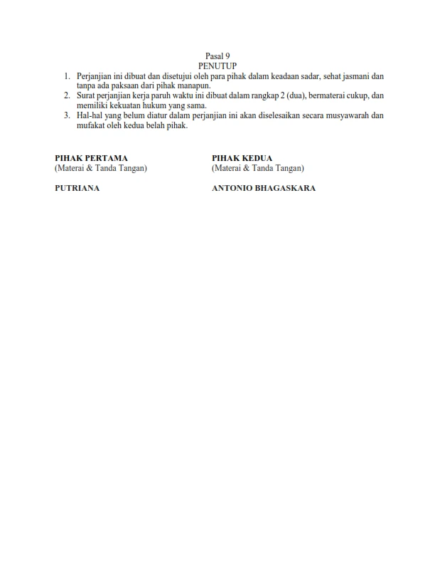Contoh format kontrak paruh waktu_3
