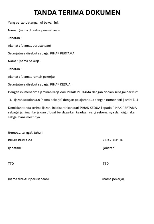 Perusahaan Menahan Ijazah Pekerja