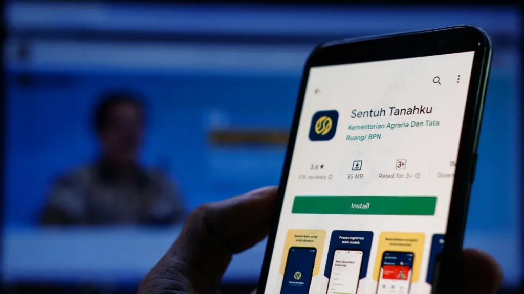 Lakukan pendaftaran Akta Tanah secara online menggunakan aplikasi Sentuh Tanahku yang tersedia di App Store dan Google Play Store 