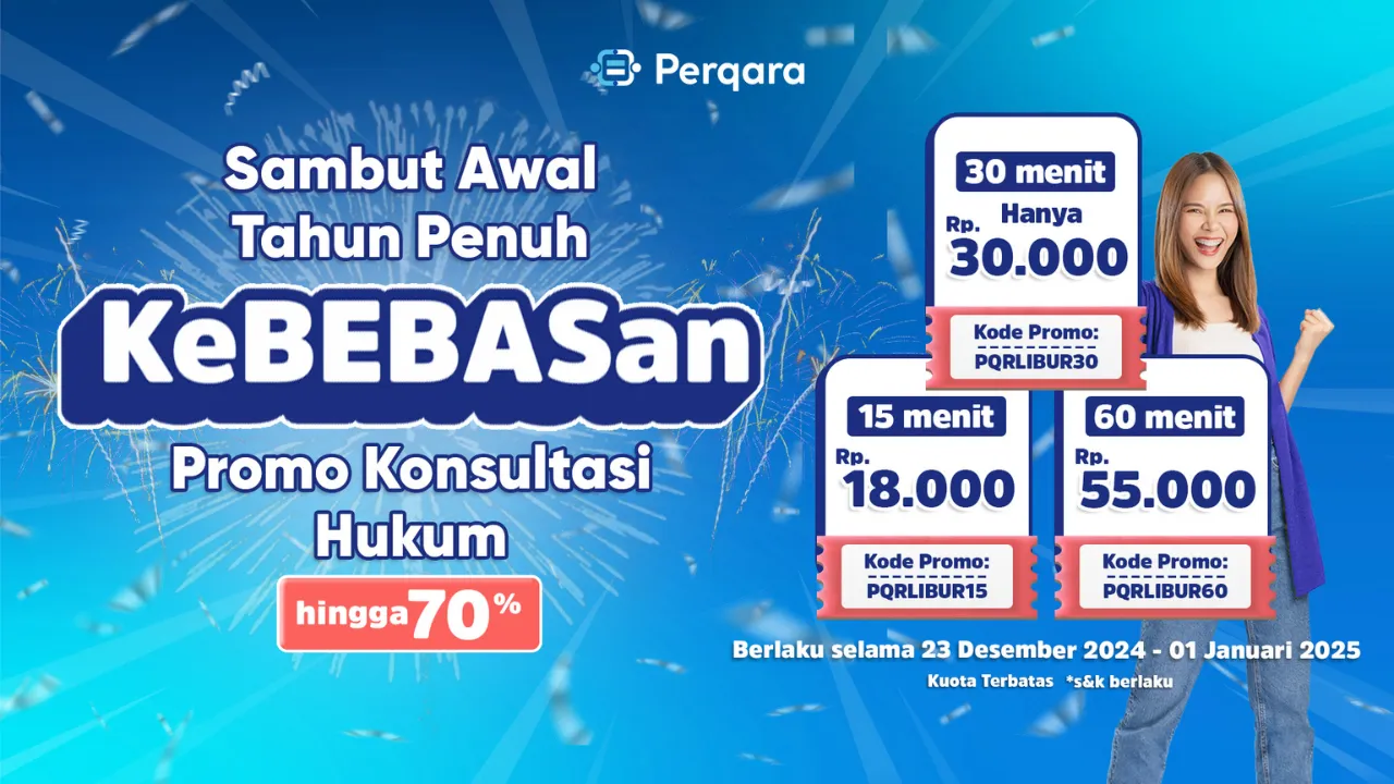 Promo Akhir Tahun Perqara - Konsultasi Hukum Diskon Sampai 70%